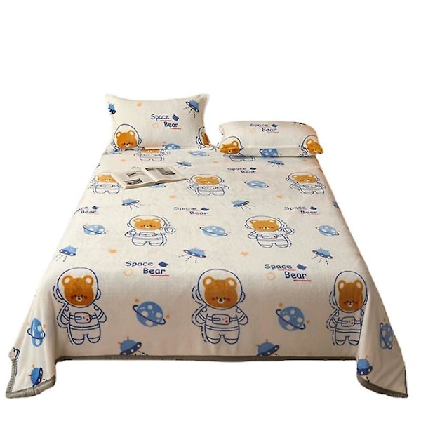 Nytt kontor Förtjockade filtar Lakan Korall Flanell Tupplur Filt Cover Ben Luftkonditionering Filt Partihandel astronaut 180*200cm