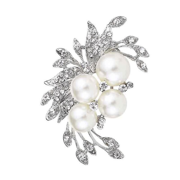 Alloy Electroplate & Pearls Brooch Clothing Accessories Corsage Pins