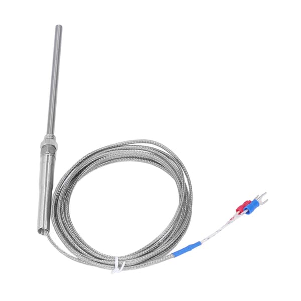 BERM Termoelement K Typ Temperatursensor 100mm Sond 0‑400℃ Tillbehör för Mätning