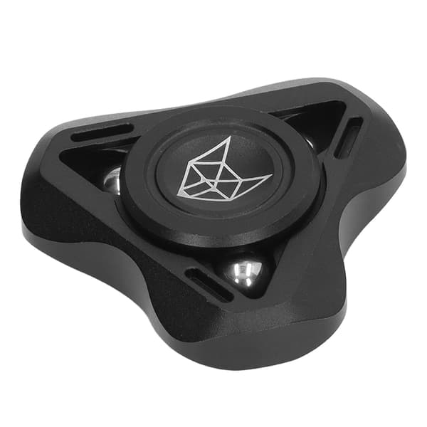 Metal Fidget Håndlegetøj Stressaflastning Rotation Sensorisk Legetøj til Børn Voksne Sort