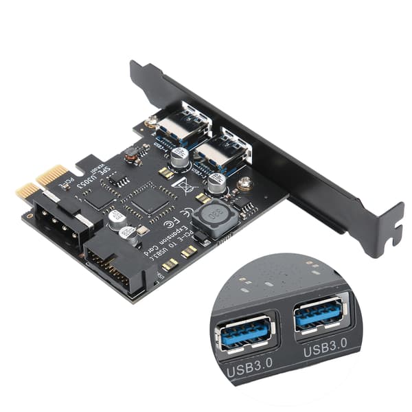 STW3002 PCI Express-kort PCIE til USB3.0 20PIN Udvidelseskort til stationær computer