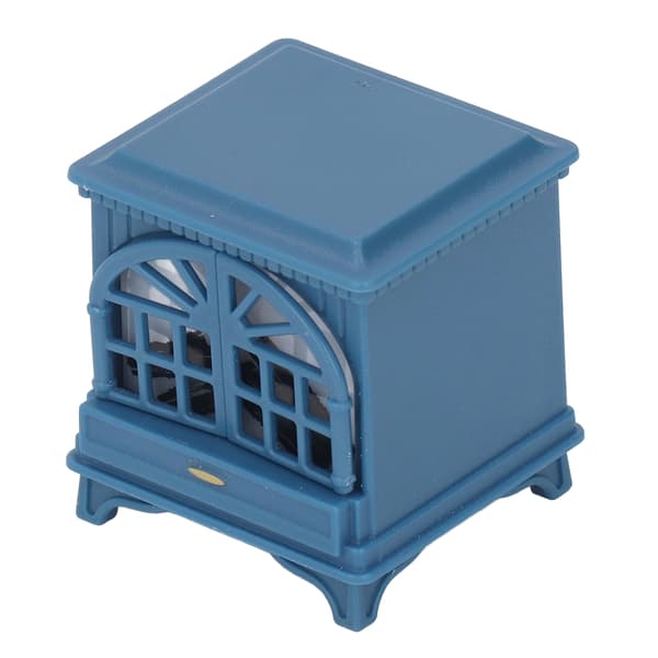 1:12 Dockskåp Eldstad Plast Miniatyr Eldstad Dockskåp Mini Möbler Dekoration Tillbehör Royalblue