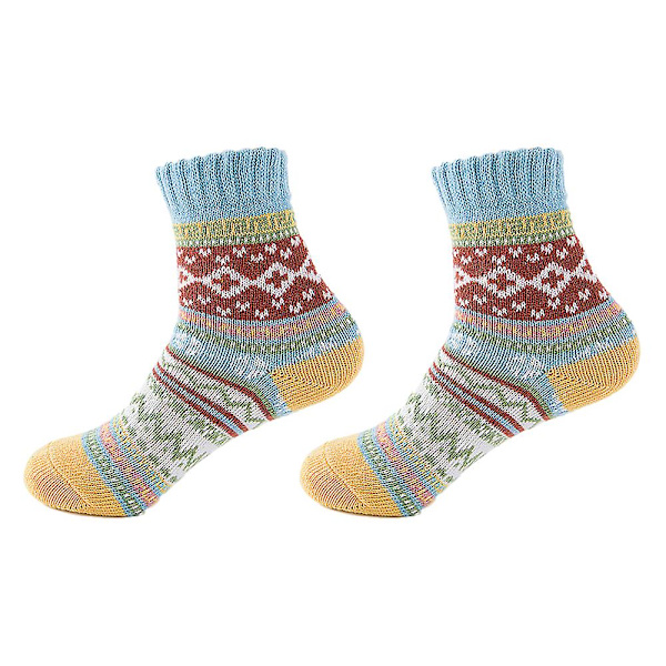 Wool Socks Thick Warm Soft Winter Knit Cozysuitable For Going Out In Winter-style 4
