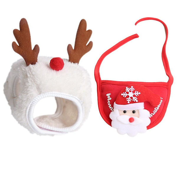 Pet Dog Juldräkt Liten Hund, kläder Party Accessoar style 3