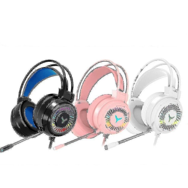 Hhcx-gaming Headset Rgb Led Wired Headphones Stereo With Mic For One/ps4 Pc Xboxblack