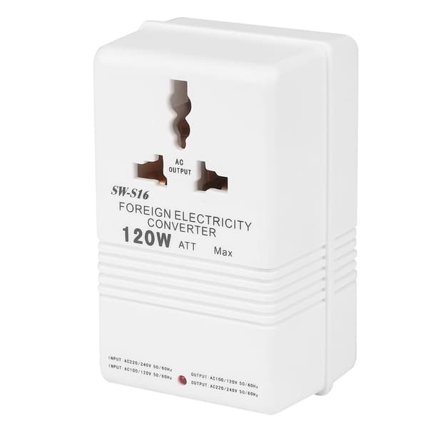 110V til 220V Step Up Down Spenningsomformer 120W Adapter CN Plugg SW S16