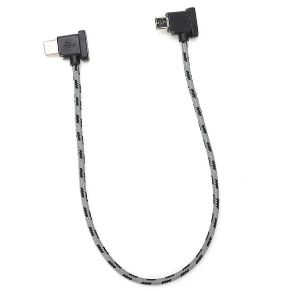 Rätvinklig Typ C till Micro USB-kabel för DJI Mavic Air 2 Mini 2-kontroller