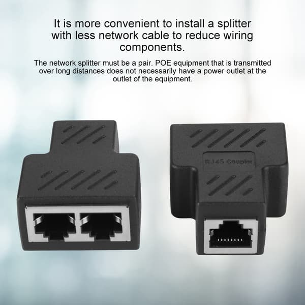 3,5 mm uros RJ45 verkkojakaja splitter-sovitin - 2 kpl
