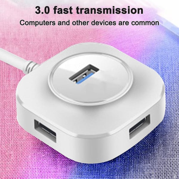 4 Port Usb 3.0 Hub Super Speed ​​Distributor 5gbs For Macbook,bærbare datamaskiner