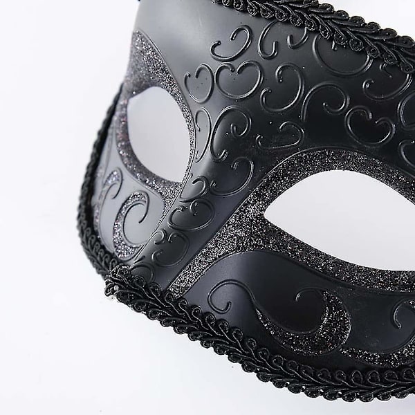 Glänsande Rhinestone Masquerade Mask Par Combination Costume Mask