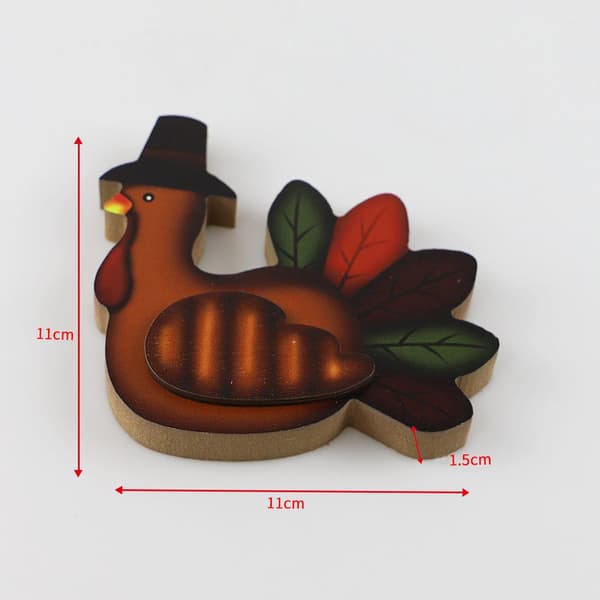 Thanksgiving Træ Græskar Tyrki Dekoration Efterår Høst Rustikke Stående Ornamenter Dekoration til Efterår