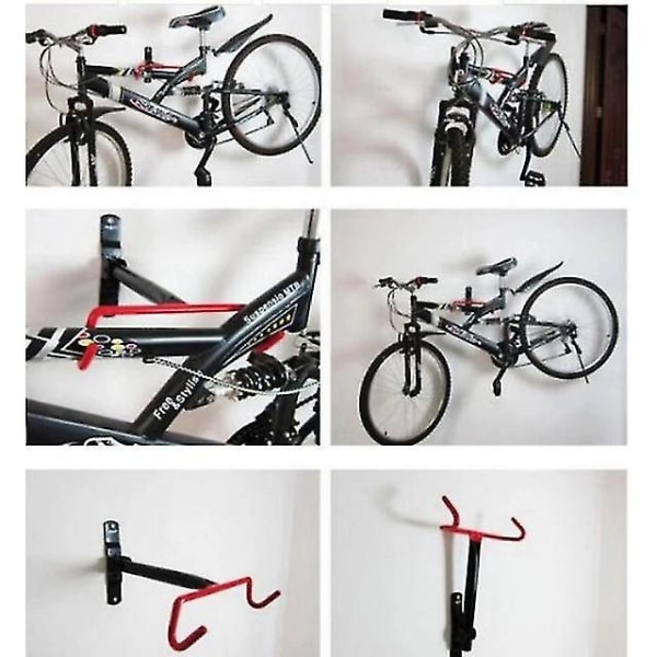 5m Shopheavyduty cykelvægophæng Cykelopbevaringsstativ Foldbar vægkrog # Wall-hanger-wh01