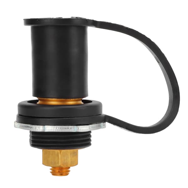 250A 3 8in Batteriterminal Stud Connector Farvekodet med Hætte til Biler RV'er Både Sort Negativ