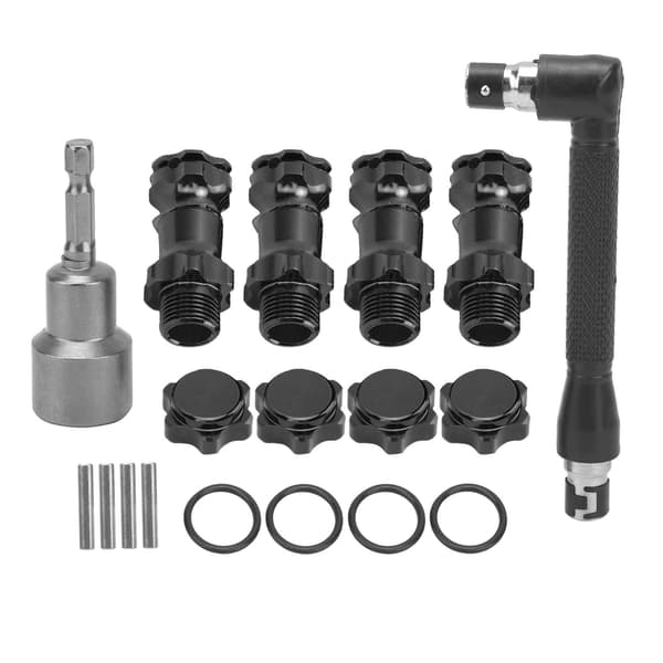 17mm Hex Adapter for 1/8 RC Controller Car Extension til 29mm 17mm Socket Spanner Set Svart