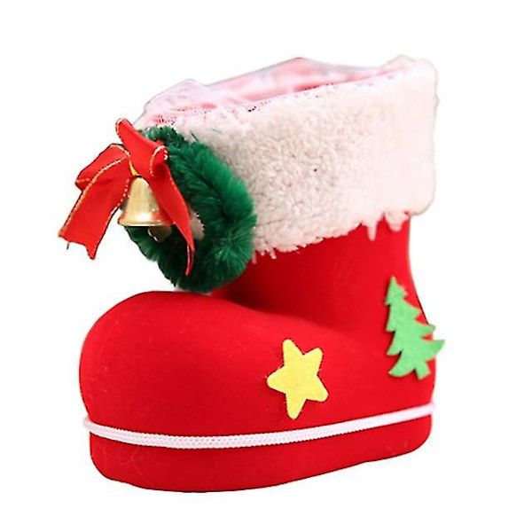Julstrumpor Presenter Korg Snacks Pen Container Xmas Tree Pendant L