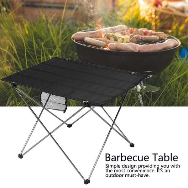 Bärbart hopfällbart bord för grillning, picknickbord för utomhuscamping
