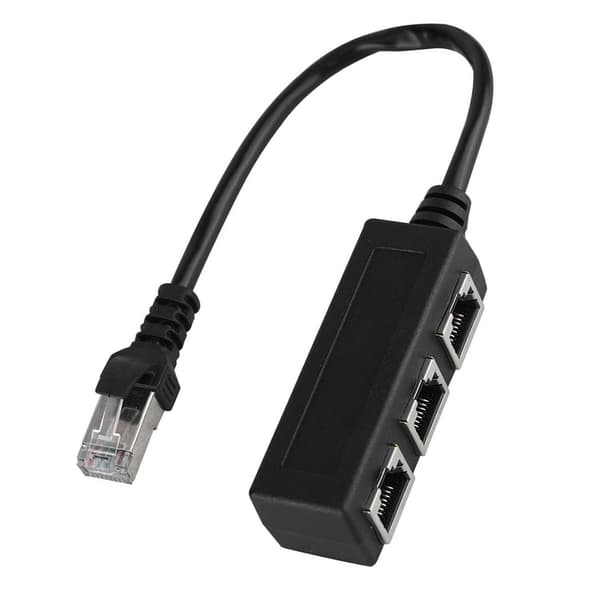 1 han til 3 hun Ethernet-forlængerledning