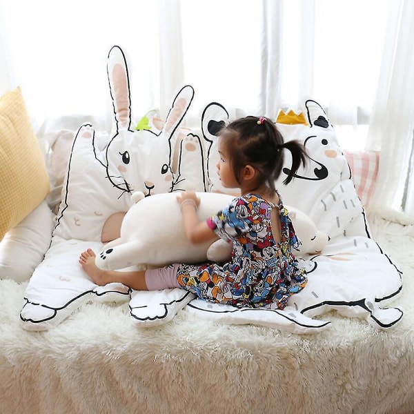 Baby Cartoon Rabbit Bear Peli Indeksoiva matto kodin sisustus