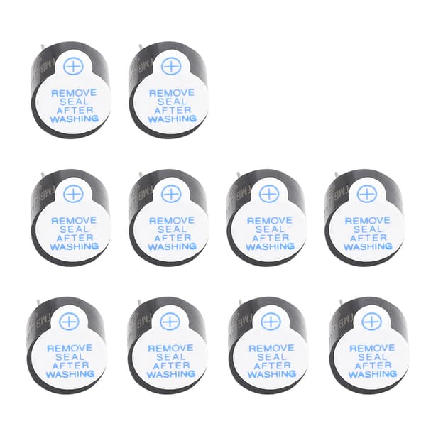 10 stk. Buzzer 5V Lang Lyd Elektromagnetisk Type Buzzer med Direkte Indsætning SOT Rør
