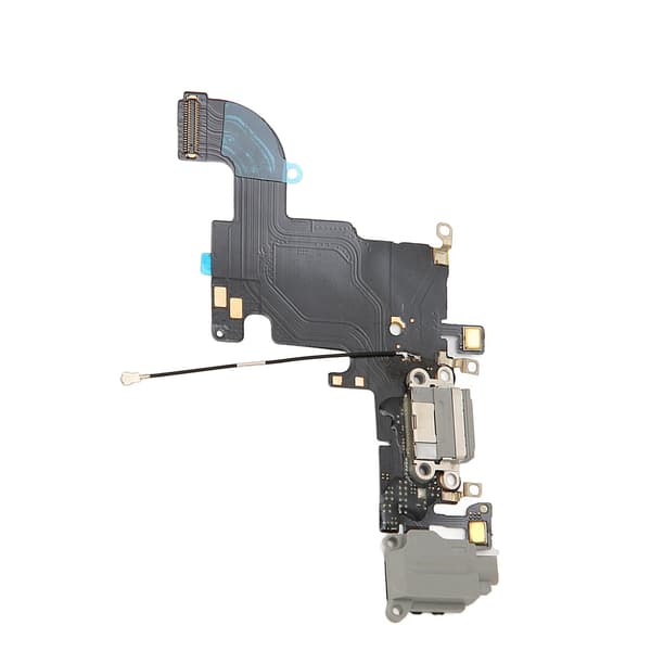 Ladeport Dock Connector Profesjonell Lade Dock Connector Flex Kabel Kompatibel for IPhone 6S Grå