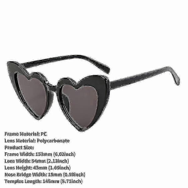 Naisten aurinkolasit Retro Gradient Eye Glasses Black