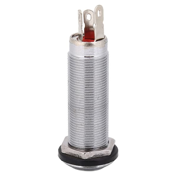 1 4 Tommer Sølv Gevind Cylinder Output Jack Stik Socket Connector til Elektrisk Guitar Bas