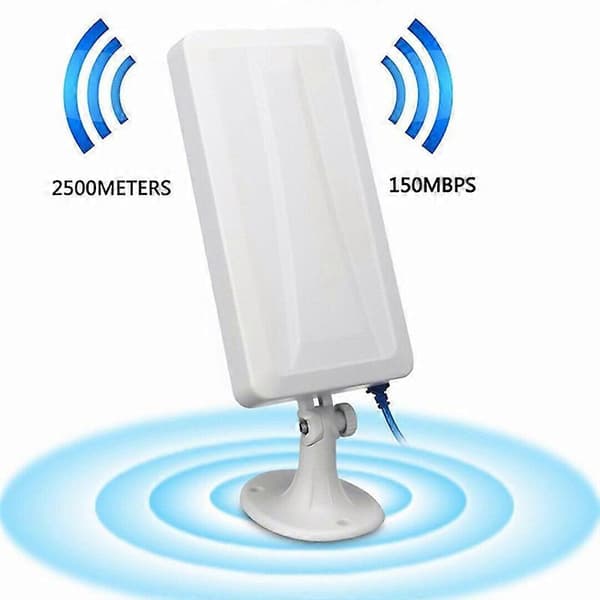 【BQ】Langdistance 150Mbps WiFi Extender Trådløs Udendørs Router Repeater WLAN Antenne til Booster 5M