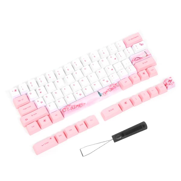 Cute Girl-Pattern Sublimation PBT Keycaps for Mechanical Keyboard (73 PCs)