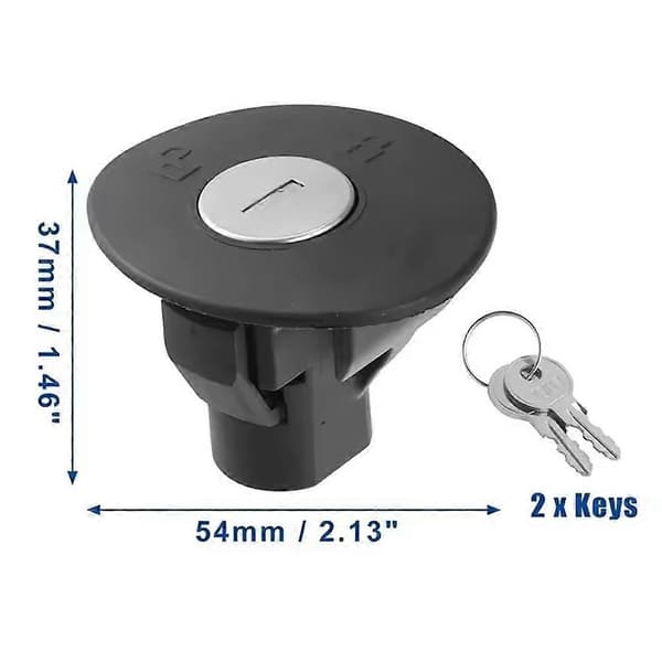 Drivstofftankens plugghette 8u5z-9c268-B Blockerer rusk og fuktighet for bil 2pcs