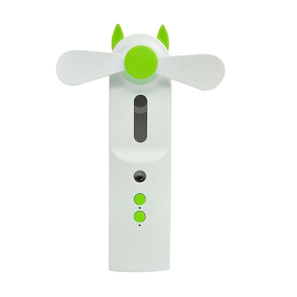 Mini Portable Håndholdt 30ml Mist Er Usb Recharable Ing Fan Green