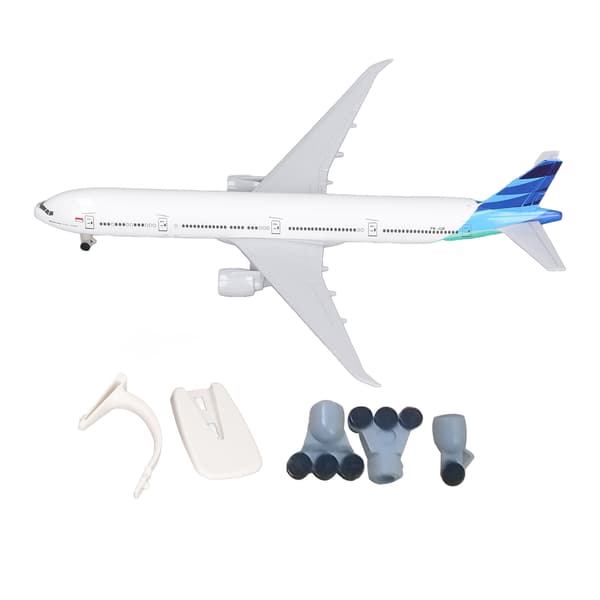 Metall Flygplansmodell Legering Simulerad Exakt Skala Stabil Bas Heminredning Flygplansmodell B777