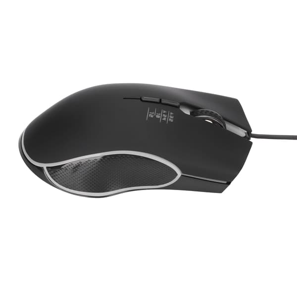 Kablet mus med 4 farvers baggrundsbelysning Gaming Chip USB-mus Ergonomisk 7 knapper Computertilbehør til Win XPBlack