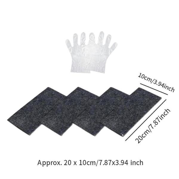 【BQ】4 stk. generiske Nano Sparkle-klude til bilridser, bilreparationsklude