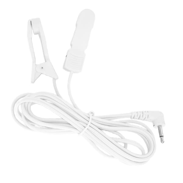 2,5 mm bærbar øreclips elektrode ledningsforbindelseskabel til digital TENS-massager