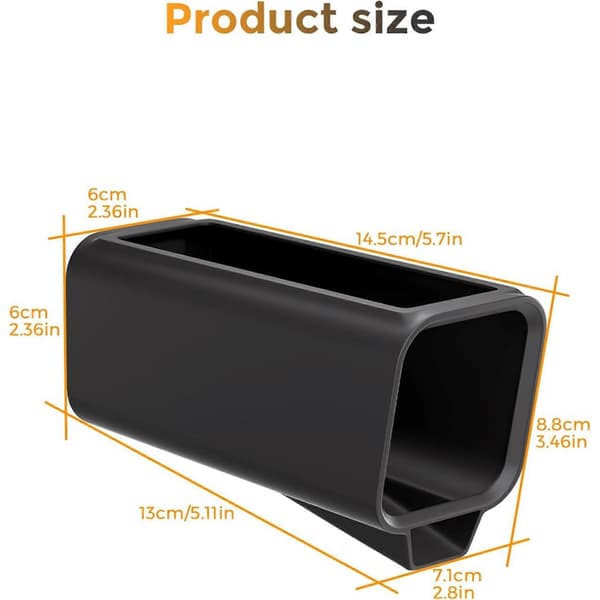 For Eufy S3 Pro Kamerahus, Vanntett Silikondeksel for Eufy Sikkerhetskamera (4-Svart) Black
