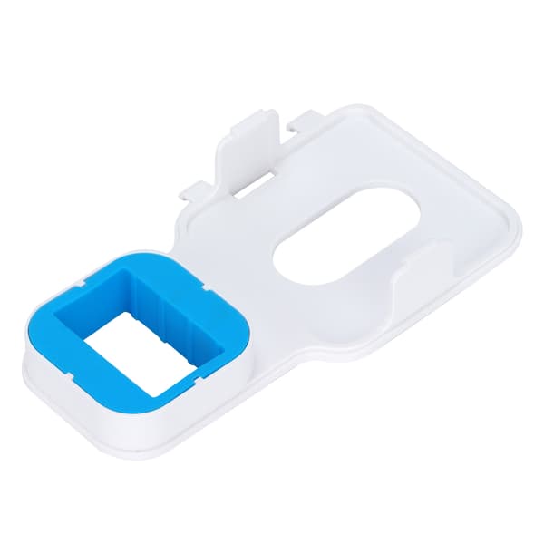 Stikkontakt Vægmontering Pladsbesparende Stikkontakt Holder med Kort Kabel til Blink Sync Module Hjemmesikkerhed Hvid