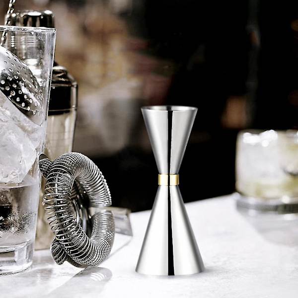 Tanmeng Stainless Steel Bar Jigger Cocktail Jigger 25/50ml 30/45ml 45/60ml 60/90ml 60 90 Ml SILVER