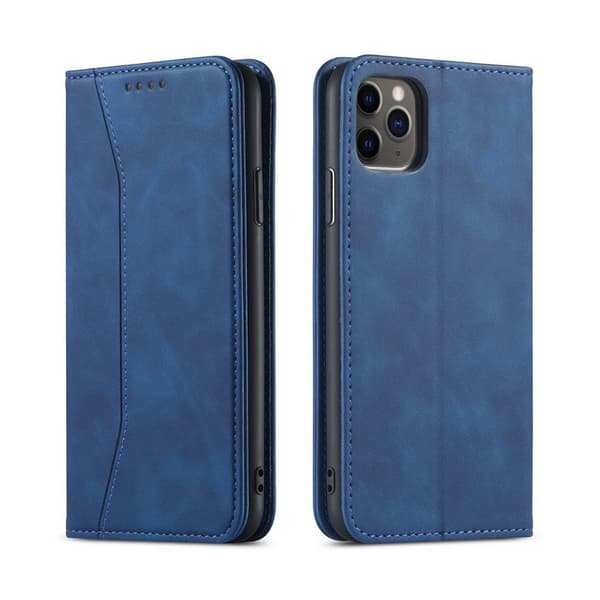 【BQ】iPhone 17 Flip Plånboksfodral | Business Läder Telefonfodral Blå iPhone 17 blå blu blue iphone 17