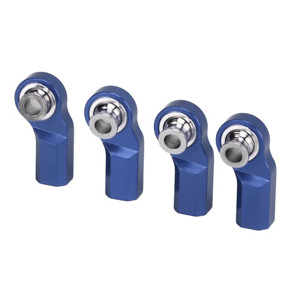 4 stk. M3 Styrestangsender i aluminiumslegering til Axial SCX10 1/10 RC Bil Mørkeblå