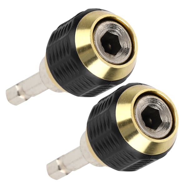 2 STK 60mm Drill Chuck Hex Skrutrekker Slagdriver Adapter 1/4 Hex Skaft Bor Bit Verktøy