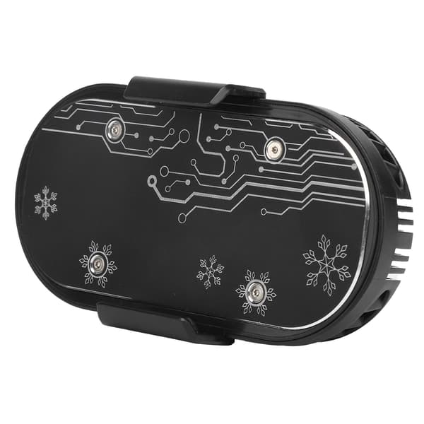 Mobiltelefon SemiConductor Køleventilator Bærbar Telefonkøler Køleplade til Gaming (Sort)