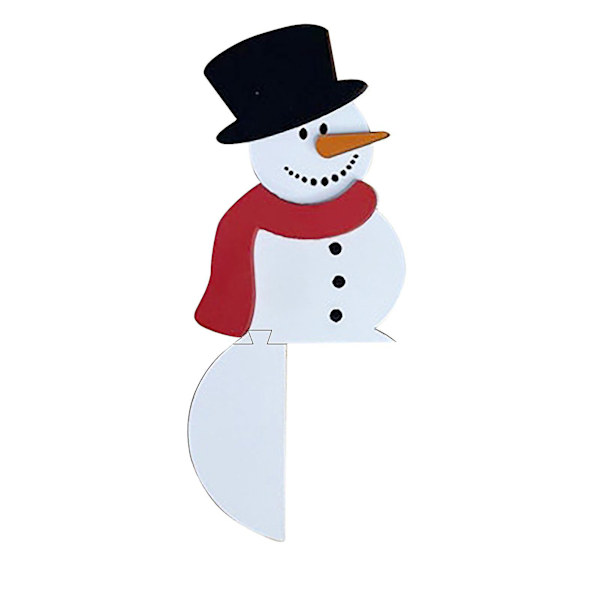 Xmas Dør Hjørne Ornament Santa Snemand Jul Hat Design til stuen læsesal G