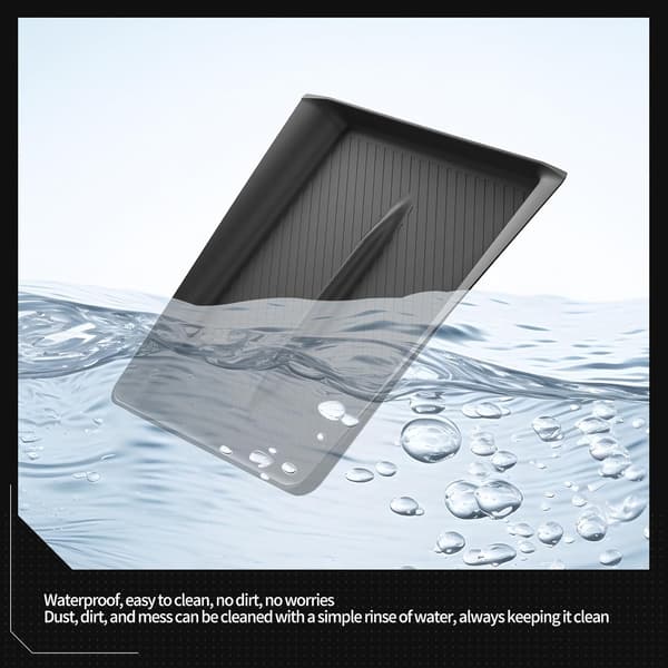 【BQ】Wireless Charging Mat for Tesla Model Y Center Console Juniper 2025 New Silicone Mat Wireless Charging Mat for Model Y Accessories Black