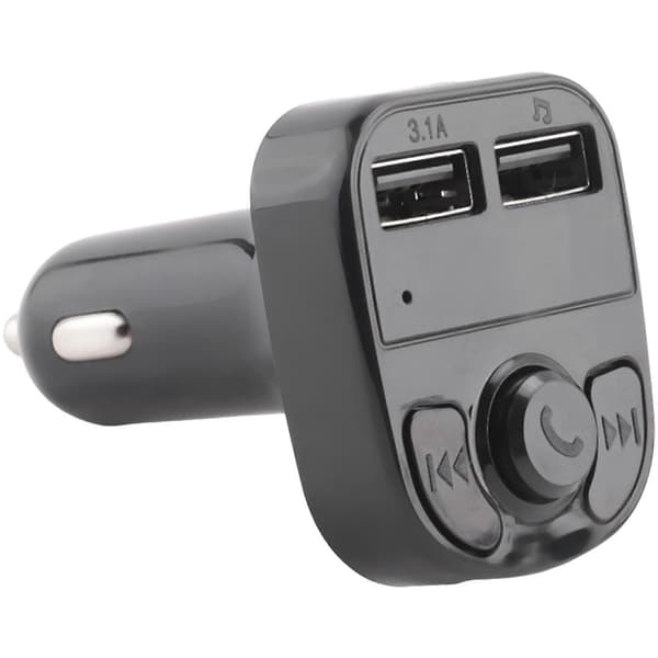 X8 Bil Bluetooth FM-sender MP3-spiller Multifunksjonell billader Biltilbehør Black