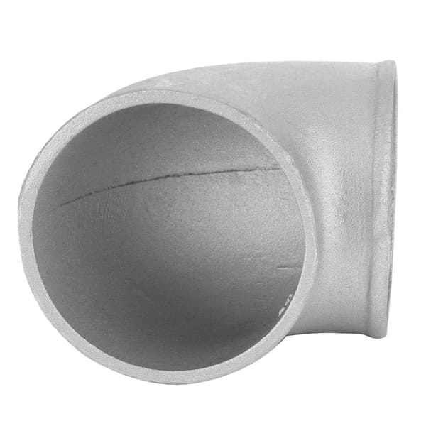 Universal 4 tommer 90° Turbo Intercooler Albue Rør Aluminium Bøjningsrør