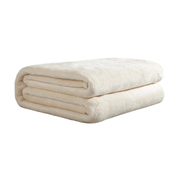 Täckefilt Mikrofiberflanell Mjuka filtar för bäddsoffor till soffa Ultravarma för alla årstider Gratis frakt Xinda Beige 100*180CM