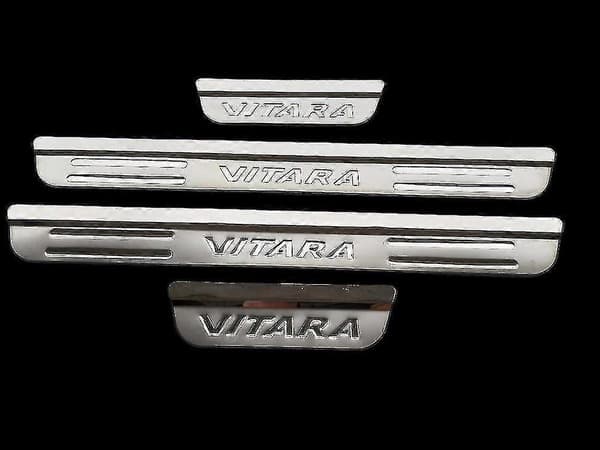 【BQ】Biltilbehør Dørtrinsplade til Suzuki Vitara 2015-2023 Dørtrinsbeskyttelse Autodele Boris Blue One-size