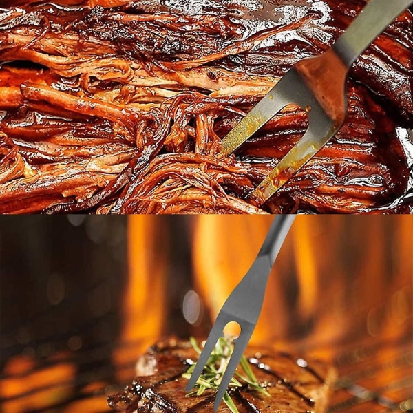 Grillværktøjssæt, grillværktøjssæt, tilbehørssæt til madlavning i rustfrit stål