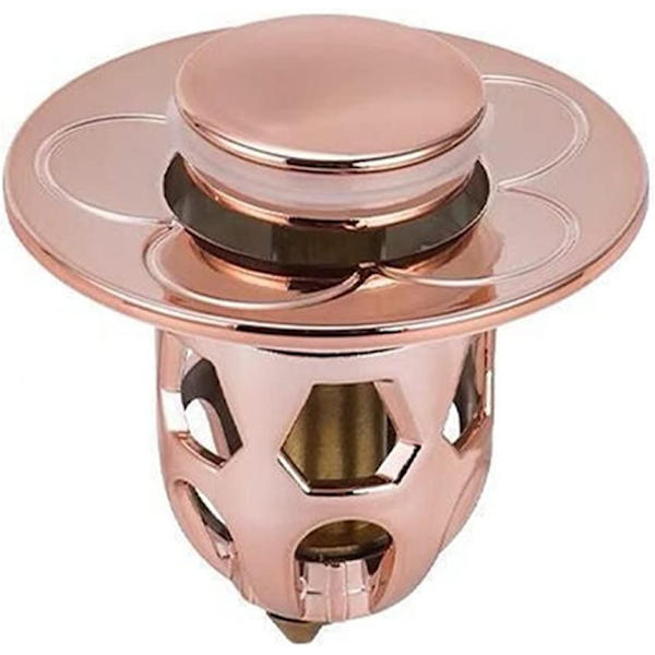 Tulppasuodattimen palautuva tyhjennystulppa, pomppuytimen työntötyyppinen muunnin (Rose Gold)