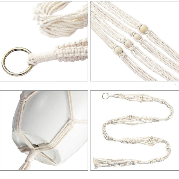 Macrame-kasviripustimet